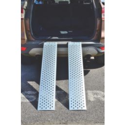 Hilka Pro-Craft 400 kg Fixed Loading Ramps 1 Pair - Screwfix