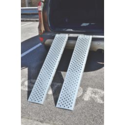 Hilka Pro-Craft 400 kg Fixed Loading Ramps 1 Pair - Screwfix