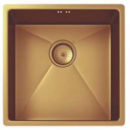 ETAL Elite 1 Bowl Stainless Steel Kitchen Sink Copper 440mm x 440mm