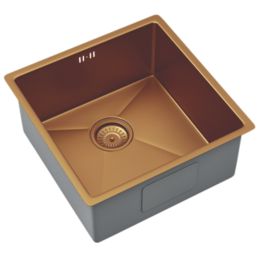 ETAL Elite 1 Bowl Stainless Steel Kitchen Sink Copper 440mm x 440mm