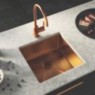 ETAL Elite 1 Bowl Stainless Steel Kitchen Sink Copper 440mm x 440mm