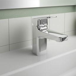 Ideal Standard Ceraplan Chrome 146mm Cloakroom Lever Mono Basin Mixer Tap  With Pop-Up Waste
