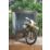 Trimetals Protect A Bike 940 5' x 9' (Nominal) Pent Metal Motorbike Store Olive Green