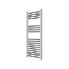 Flomasta 1000mm x 400mm 808BTU Chrome Flat  Towel Radiator
