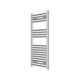 Flomasta 1000mm x 400mm 808BTU Chrome Flat  Towel Radiator