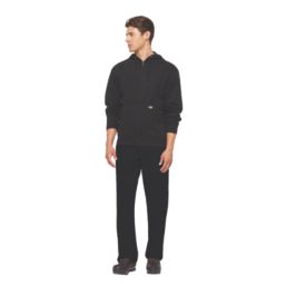 Dickies Everyday Hoodie Full Zip Fleece Black 2X Large 26" Chest