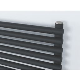 Ximax Gamba 610mm x 1400mm 3287BTU Anthracite Horizontal Designer Radiator