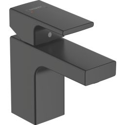 Hansgrohe Vernis Shape 70 Matt Black 127mm Cloakroom Lever Mono Basin Mixer Tap