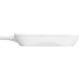 Masterplug 13A 2-Gang Unswitched  Extension Lead White 10m