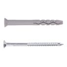 Easyfix  Nylon & Steel Countersunk Head Hammer Fixings 8mm x 80mm 10 Pack