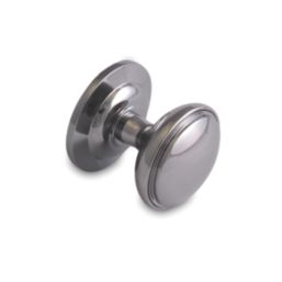 Fab & Fix Decorative Round Door Knob Polished Chrome 75mm