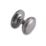 Fab & Fix Decorative Round Door Knob Polished Chrome 75mm