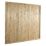 Forest Decibel Vertical Tongue & Groove  Noise Reduction Fence Panels Natural Timber 6' x 6' Pack of 5
