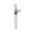 Mila RM Cockspur Left-Handed Window Handle Satin Chrome