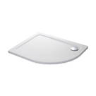 Mira Flight Safe Offset Quadrant Shower Tray LH White 1000 x 800 x 40mm