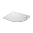 Mira Flight Safe Offset Quadrant Shower Tray Left-Handed White 1000mm x 800mm x 40mm
