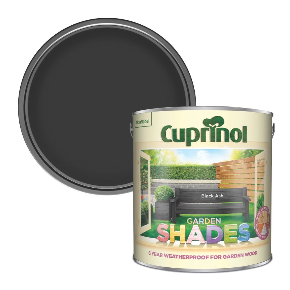 Cuprinol black ash store decking stain