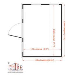 Shire Cottage 8' x 6' (Nominal) Shiplap T&G Timber Playhouse