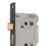 Smith & Locke  Matt Black Bathroom Mortice Latch 76mm Case - 57mm Backset