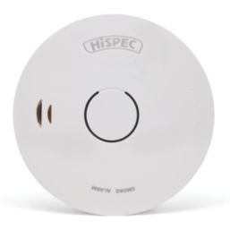 Hispec HSA/BP/10-TP  Battery Standalone Optical Smoke Alarms with Data Extraction 2 Pack