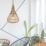 Eglo Amsfield 1 Pendant Light Brown