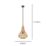Eglo Amsfield 1 Pendant Light Brown