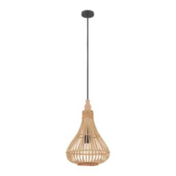 Eglo Amsfield 1 Pendant Light Brown