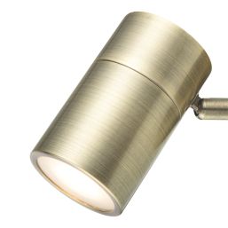 LAP Telloy Round 1-Light Bathroom Spotlight Antique Brass