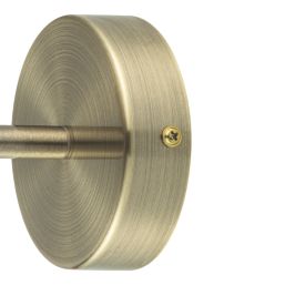 LAP Telloy Round 1-Light Bathroom Spotlight Antique Brass