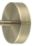 LAP Telloy Round 1-Light Bathroom Spotlight Antique Brass