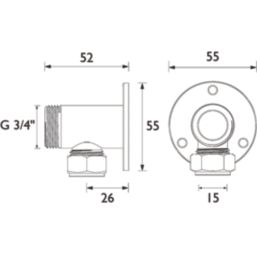 Bristan Wall Mount 4 Shower Kit Chrome-Plated