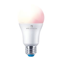 4lite  E27 A60 RGB & White LED Smart Light Bulb 8W 850lm 2 Pack