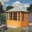 Rowlinson Clarendon 7' 6" x 6' (Nominal) Apex Timber Summerhouse
