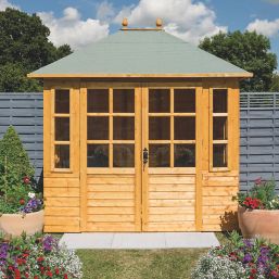 Rowlinson Clarendon 7' 6" x 6' (Nominal) Apex Timber Summerhouse