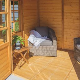 Rowlinson Clarendon 7' 6" x 6' (Nominal) Apex Timber Summerhouse