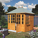Rowlinson Clarendon 7' 6" x 6' (Nominal) Apex Timber Summerhouse