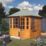 Rowlinson Clarendon 7' 6" x 6' (Nominal) Apex Timber Summerhouse