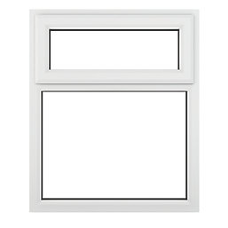 Crystal  Top Opening Clear Triple-Glazed Casement White uPVC Window 1190mm x 1115mm