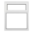 Crystal  Top Opening Clear Triple-Glazed Casement White uPVC Window 1190mm x 1115mm