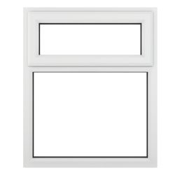 Crystal  Top Opening Clear Triple-Glazed Casement White uPVC Window 1190mm x 1115mm