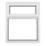Crystal  Top Opening Clear Triple-Glazed Casement White uPVC Window 1190mm x 1115mm