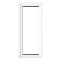 Crystal  1-Panel 1-Clear Light RH White uPVC Back Door 2090 x 840mm