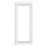 Crystal  Fully Glazed 1-Clear Light Right-Handed White uPVC Back Door 2090mm x 840mm