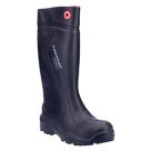 Dunlop Purofort+ Size 9  Black Steel Toe Cap Safety Wellies