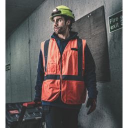 Milwaukee Contractor Hi-Vis Vest Orange Small / Medium 38-42" Chest