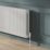Reina 600mm x 1265mm 7190BTU White Horizontal 2 Column Radiator