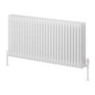 Reina 600mm x 1265mm 7190BTU White Horizontal 2 Column Radiator