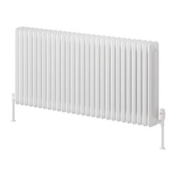 Reina 600mm x 1265mm 7190BTU White Horizontal 2 Column Radiator