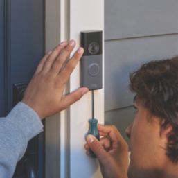 Ring  Hard-Wired Video Doorbell Speckeld Gray