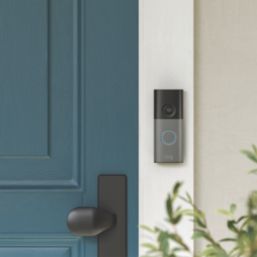 Ring  Hard-Wired Video Doorbell Speckeld Gray